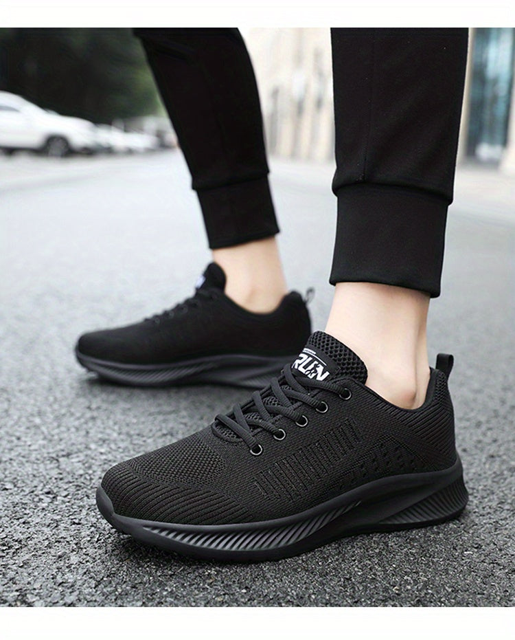 Men's Summer Lightweight Odor-Resistant Breathable Sneakers - Minimalist Lace-Up Training Shoes Suitable for Running, Gym & Casual Wear - Neutral Cushioning, Upper & Sole, Spring/Fall Transition Athletic Footwear - ayq