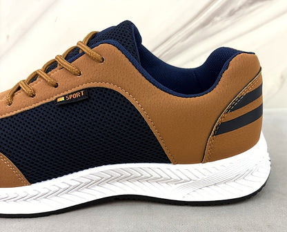 Men'S Mesh Shoes, Trendy And Versatile Footwear, Fashionable Sports And Casual Shoes, Slip-Resistant And Durable Men'S Sneakers - ayq