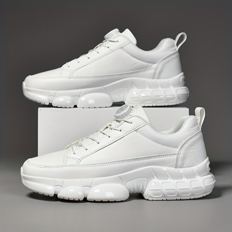 Men's Casual Rotating Buckle Sports Shoes, Trendy Versatile Comfortable Men's Shoes, Fashionable Road Running Shoes - ayq