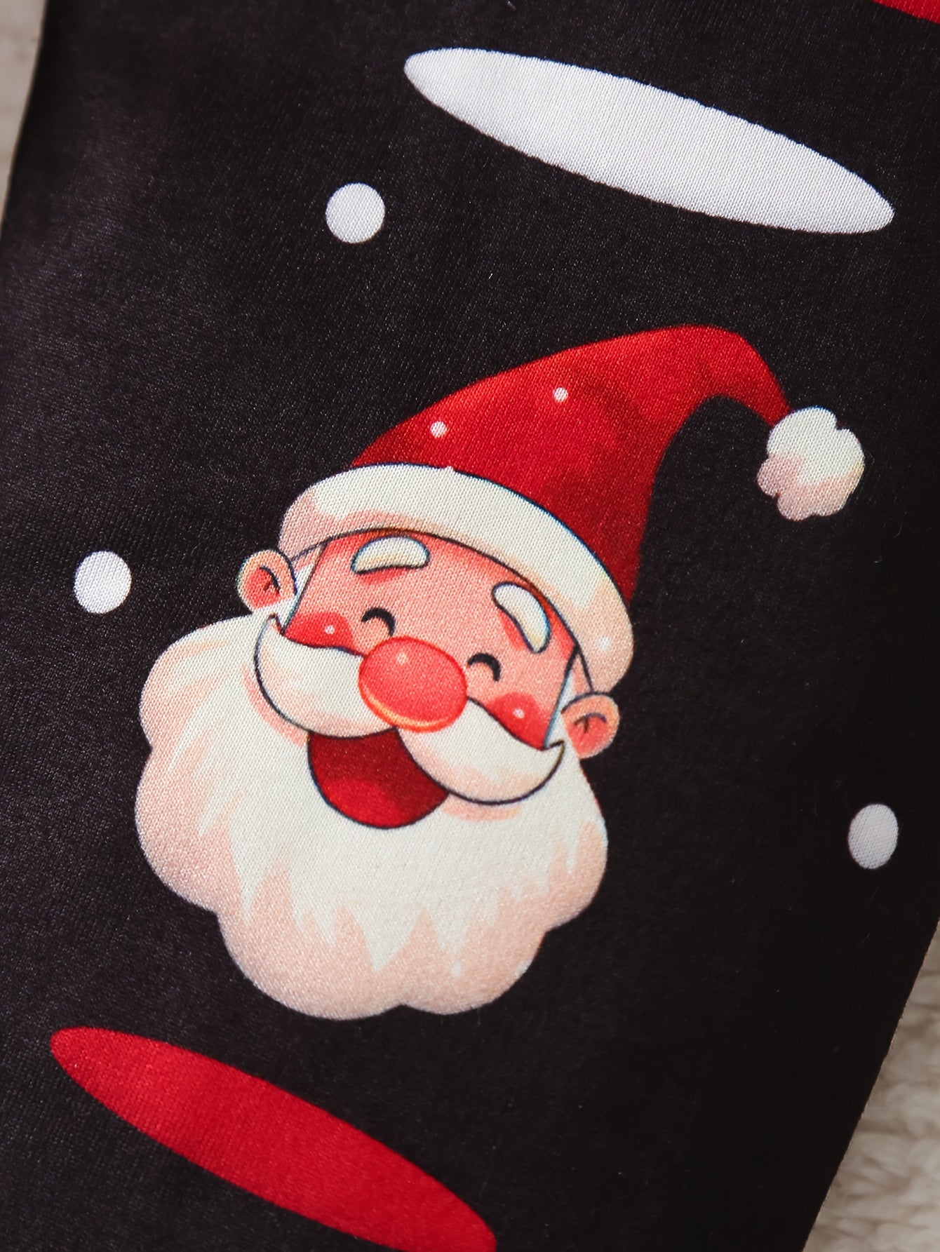 2pcs Girls' Long Sleeve Christmas Santa Claus Letter Print Irregular Skirt + Pants Set, Holiday Outfit, Seasonal Clothing, Festive Design, Elegant Style, Quality Stitching, Comfortable Fit, Twopiece Outfit, Matching Set, Holi