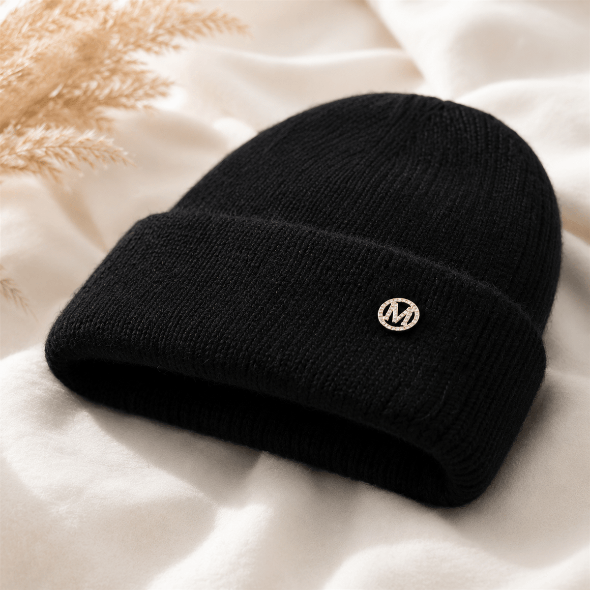 Unisex Elastic Furry Knit Beanie Hat for Winter Streetwear