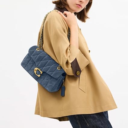 Coach Women's Quilted Tabby Leather Shoulder Bag