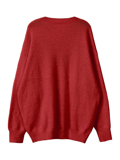 Մեծ չափս - Կանացի հարմարավետ դեղին V-ձև օձիքով սվիտեր՝ մարգարիտ կոճակներով և բրդյա եզրերով թևքերով - Ասիմետրիկ եզր, երկրաչափական նախշ, առօրյա ձմեռային սվիտեր առօրյա հագուստի համար, Ձմեռային հագուստ | V-ձև օձիքով սվիտեր | Մարգարիտ կոճակների մանրամասներ, Sw