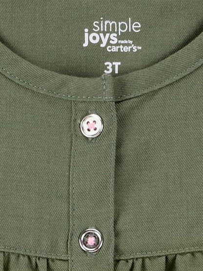 Simple Joys Girls 4-Piece Playwear Set - Soft & Versatile