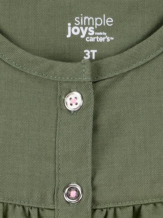 Simple Joys Girls 4-Piece Playwear Set - Soft & Versatile