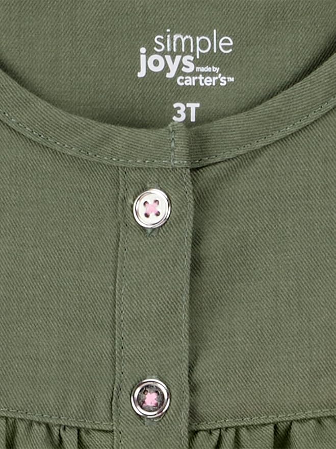 Simple Joys Girls 4-Piece Playwear Set - Soft & Versatile