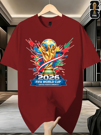 Men's FIFA World Cup Casual Printed Summer T-Shirt