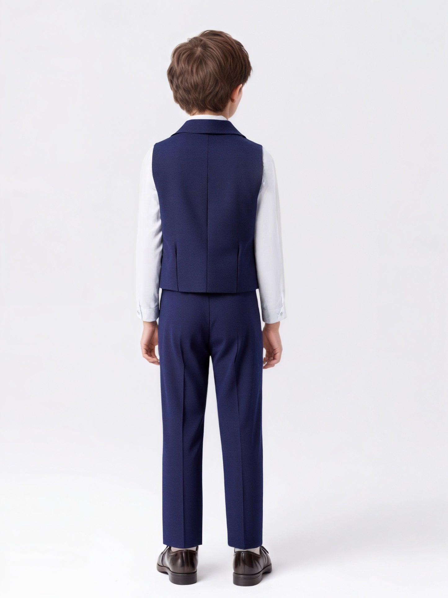 Boys' Casual Suit Vest, Pants & Tie Set for Formal Occasions