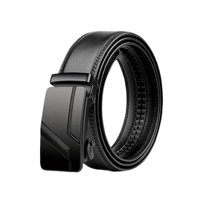 Business Men's Belt Black Automatic Buckle Fashion Belt Casual Men's Suit Belt Accessories