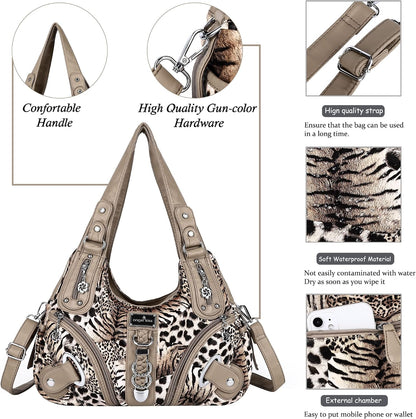 Angelkiss Large Women's Hobo Satchel Shoulder Bag