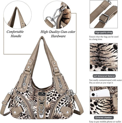 Angelkiss Large Women's Hobo Satchel Shoulder Bag