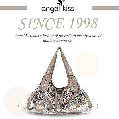 Angelkiss Large Women's Hobo Satchel Shoulder Bag