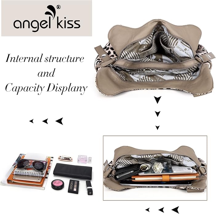 Angelkiss Large Women's Hobo Satchel Shoulder Bag
