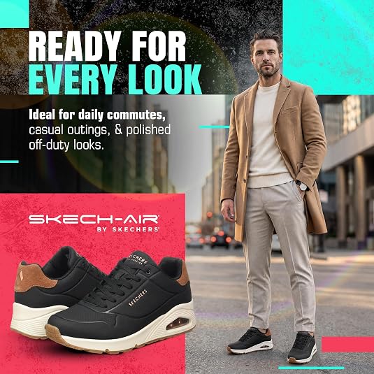 Skechers Men's Uno Suited On Air Casual Sneakers