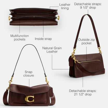 Coach Women’s Soft Tabby Leather Shoulder Bag