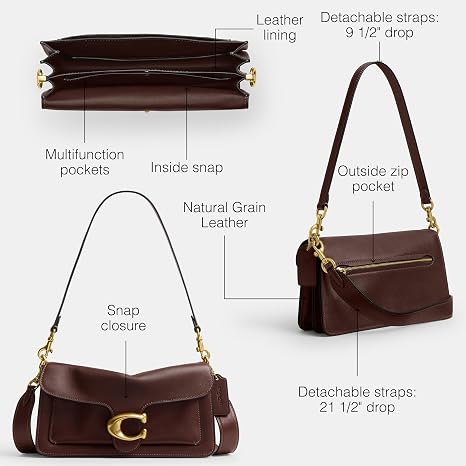 Coach Women’s Soft Tabby Leather Shoulder Bag