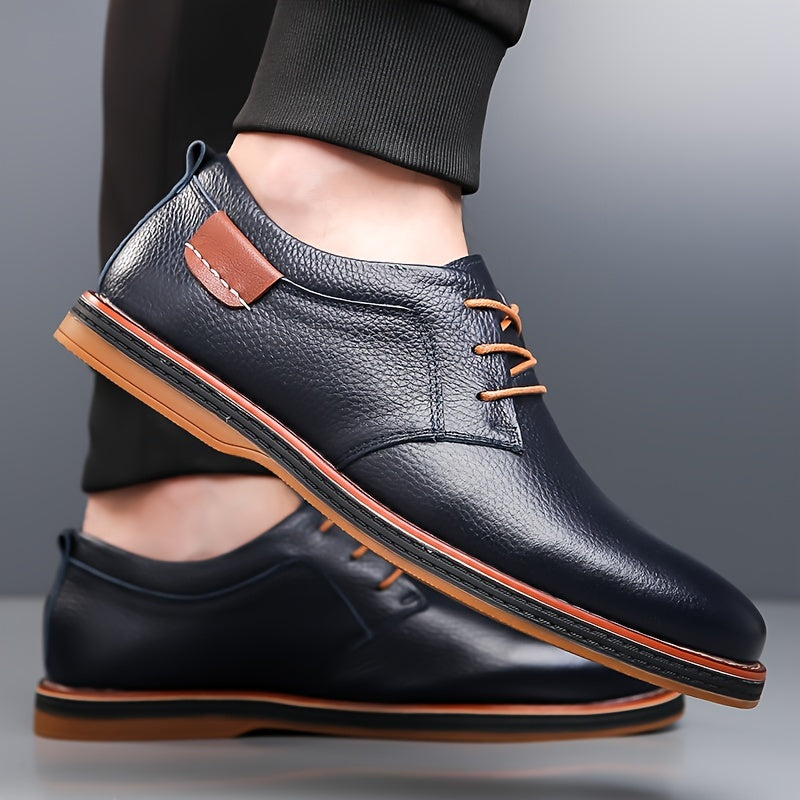 Men's Casual Business Shoes Soft Sole Non-Slip Leather