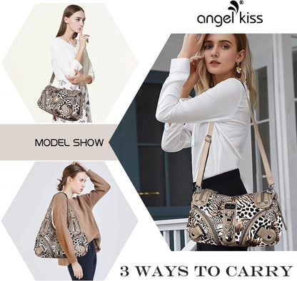 Angelkiss Large Women's Hobo Satchel Shoulder Bag