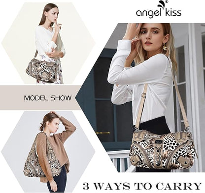 Angelkiss Large Women's Hobo Satchel Shoulder Bag