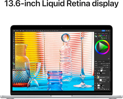 Apple 2022 Macbook Air Laptop with M2 Chip: Built for Apple Intelligence, 13.6-Inch Liquid Retina Display, 8GB RAM, 256GB SSD Storage, Backlit Keyboard, 1080P Facetime HD Camera; Silver