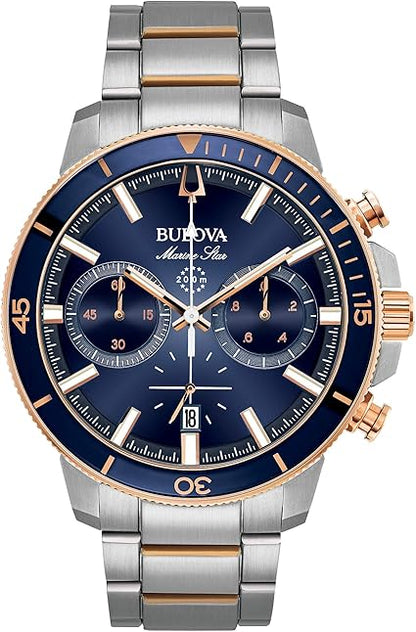 Bulova Men's Marine Star Two-Tone Stainless Steel Chronograph