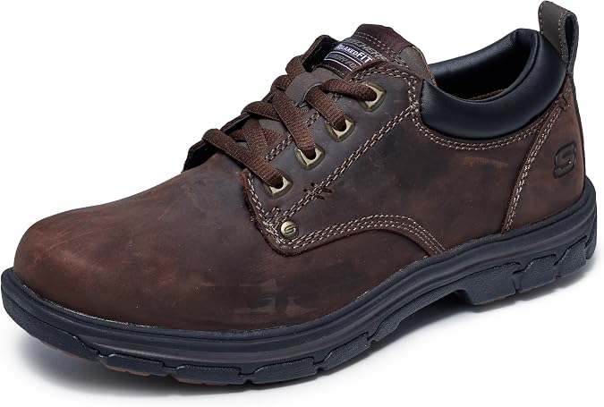 Skechers Men's Smooth Toe Oxford Dress Shoes