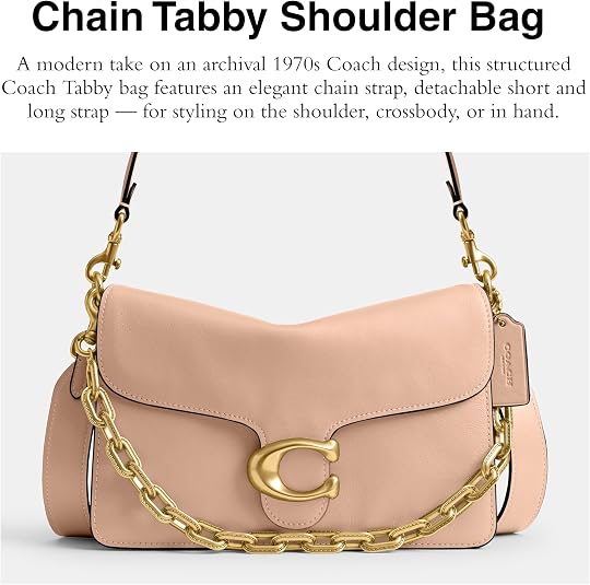 Coach Tabby Chain Shoulder Bag for Women