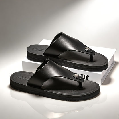 Men's Casual Non-Slip Flip-Flops with Shock-Absorbing Sole