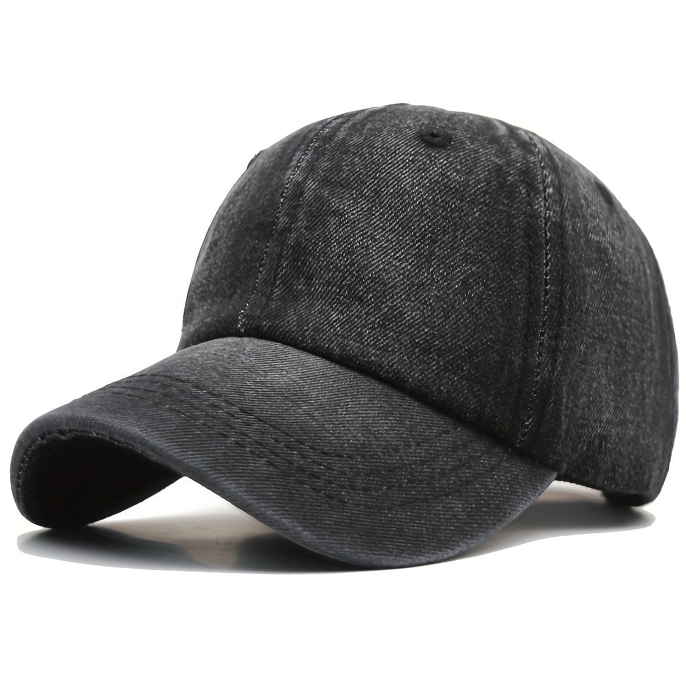 Men's Denim Baseball Cap Jeans Snapback Cap Casquette Plain Bone Hat Gorras Men Casual Blank Dad Male Hat
