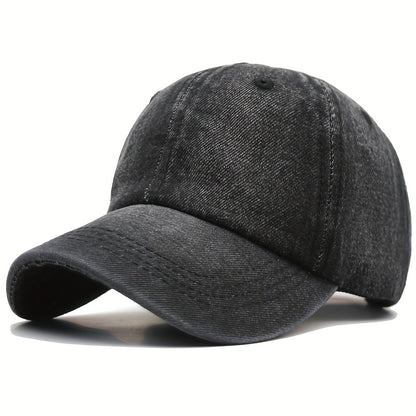 Men's Denim Baseball Cap Jeans Snapback Cap Casquette Plain Bone Hat Gorras Men Casual Blank Dad Male Hat
