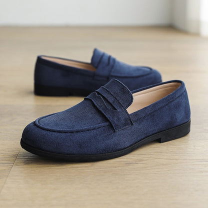 Men's British-Style Slip-On Loafers for Casual & Business