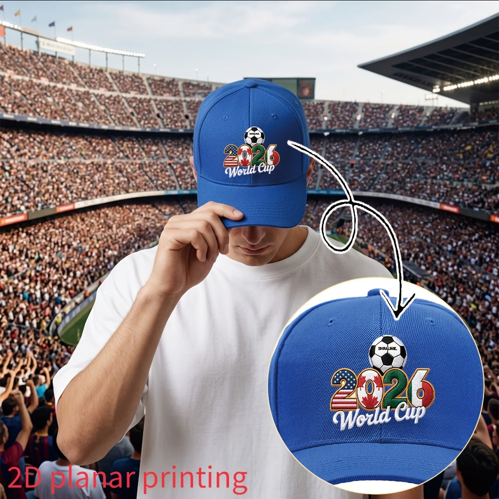 FIFA Unisex Lightweight Baseball Cap with PVC Coated Visor