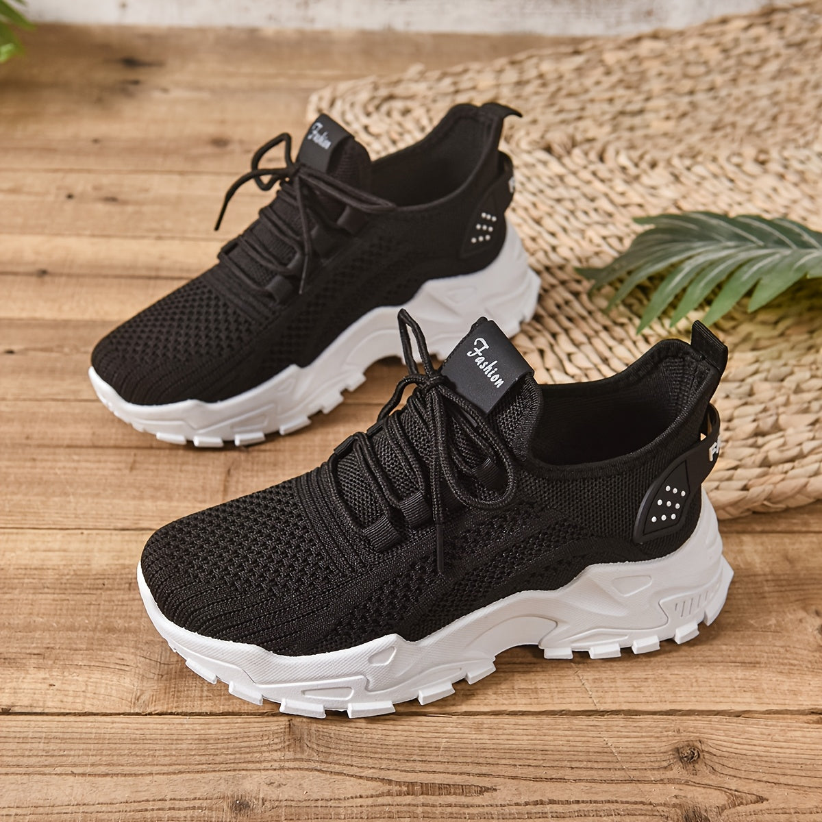 Կանացի առօրյա սպորտային կոշիկներ՝ շնչող գործվածքից վերնամասով, ռետինե ներբանով, ցածր գագաթով, պարզ մատով, բոլոր եղանակների հարմարավետ կոշիկներ, առօրյա հագուստ | Ժամանակակից առօրյա ոճ | Շնչող գործվածքից սպորտային կոշիկներ