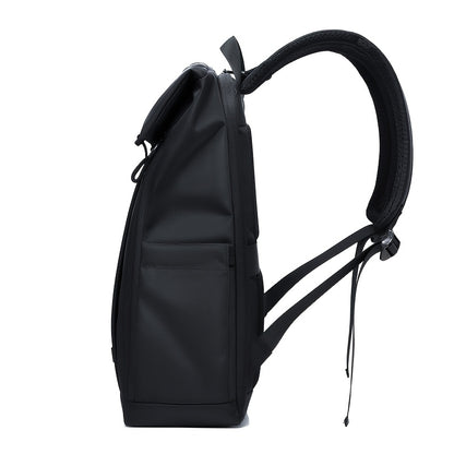Casual Roll-Top Oxford Backpack for Men, College & Commuting