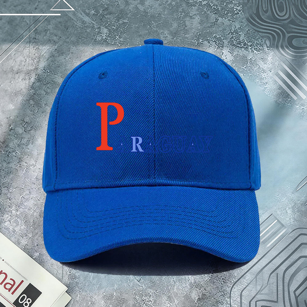 Unisex Paraguay Print Lightweight Adjustable Baseball Cap