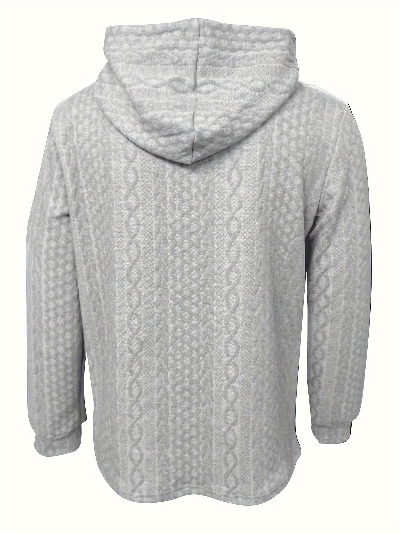 Cool Hoodies For Men, Men's Casual Solid Hooded Sweatshirt Streetwear For Winter Fall, As Gifts