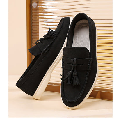 Men's All-Season Reversible Slip-On PU Dress Shoes
