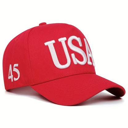 USA Flag Embroidered Casual Baseball Cap for Men & Women
