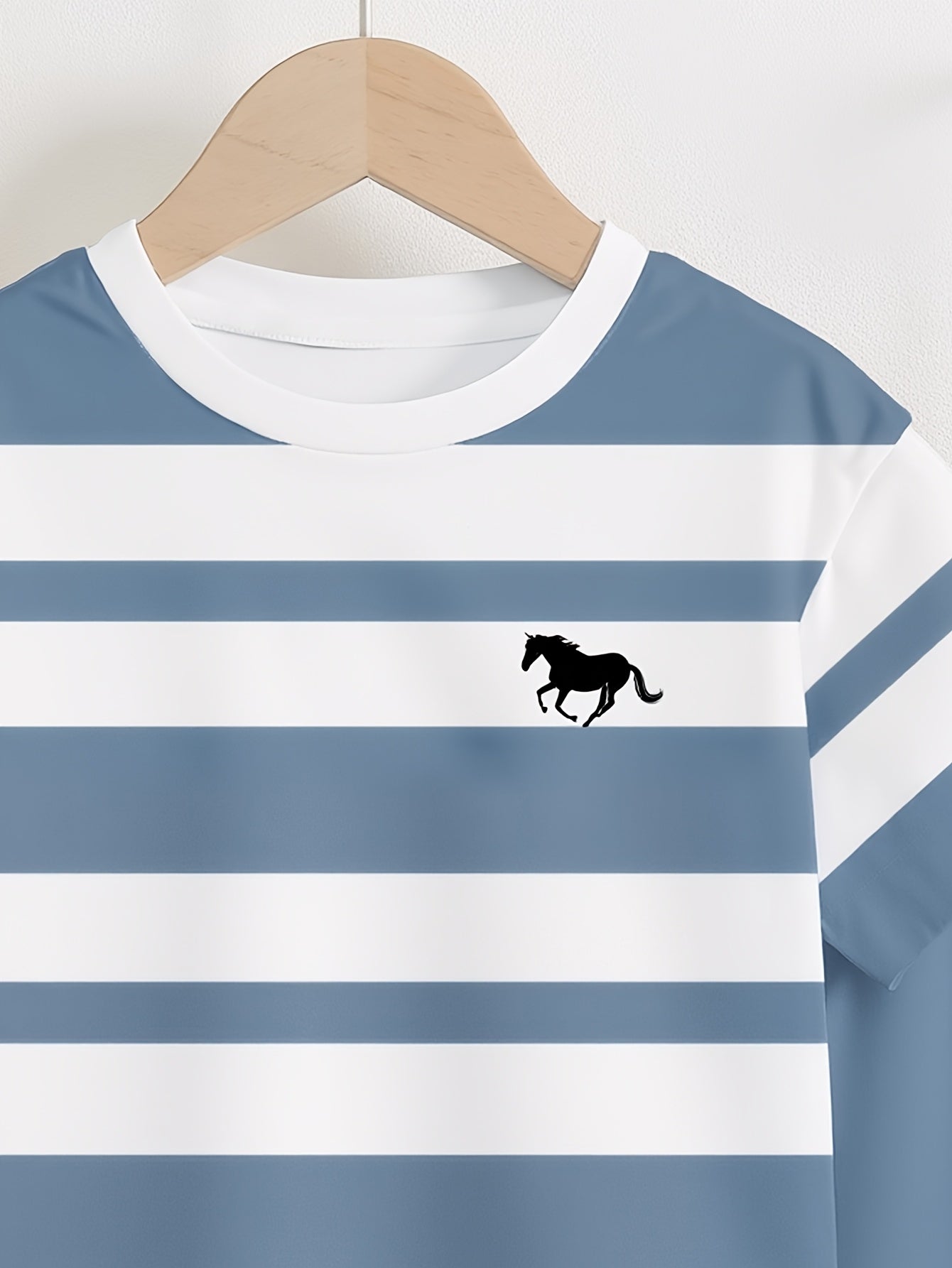 Boys' Striped Short-Sleeve T-Shirt & Pants Set for 6M-3Y