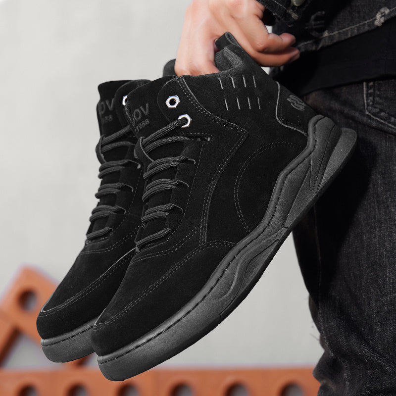 Men's Large Size High-Top Sneakers Casual Outdoor Boots