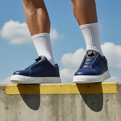 Men's Casual Sport Shoes with Slip-Resistant Buckle, All-Season