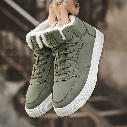 Men'S & Women'S Winter Snow Boots - Heavy-Duty PVC Sole, Warm & Arch Support - All-Season Ankle Boots with Lace-Up Closure - Heavy-Duty Traction Tread, - Ideal For Ice, Snow, Hiking, Winter Boots, Hiking Footwear, Outdoor Foo