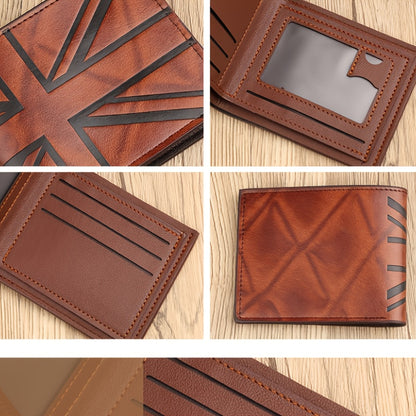 Zuolaiwt European And American Retro Short Wallet for Men with a Large Capacity Coin Purse And Multiple Card Slots