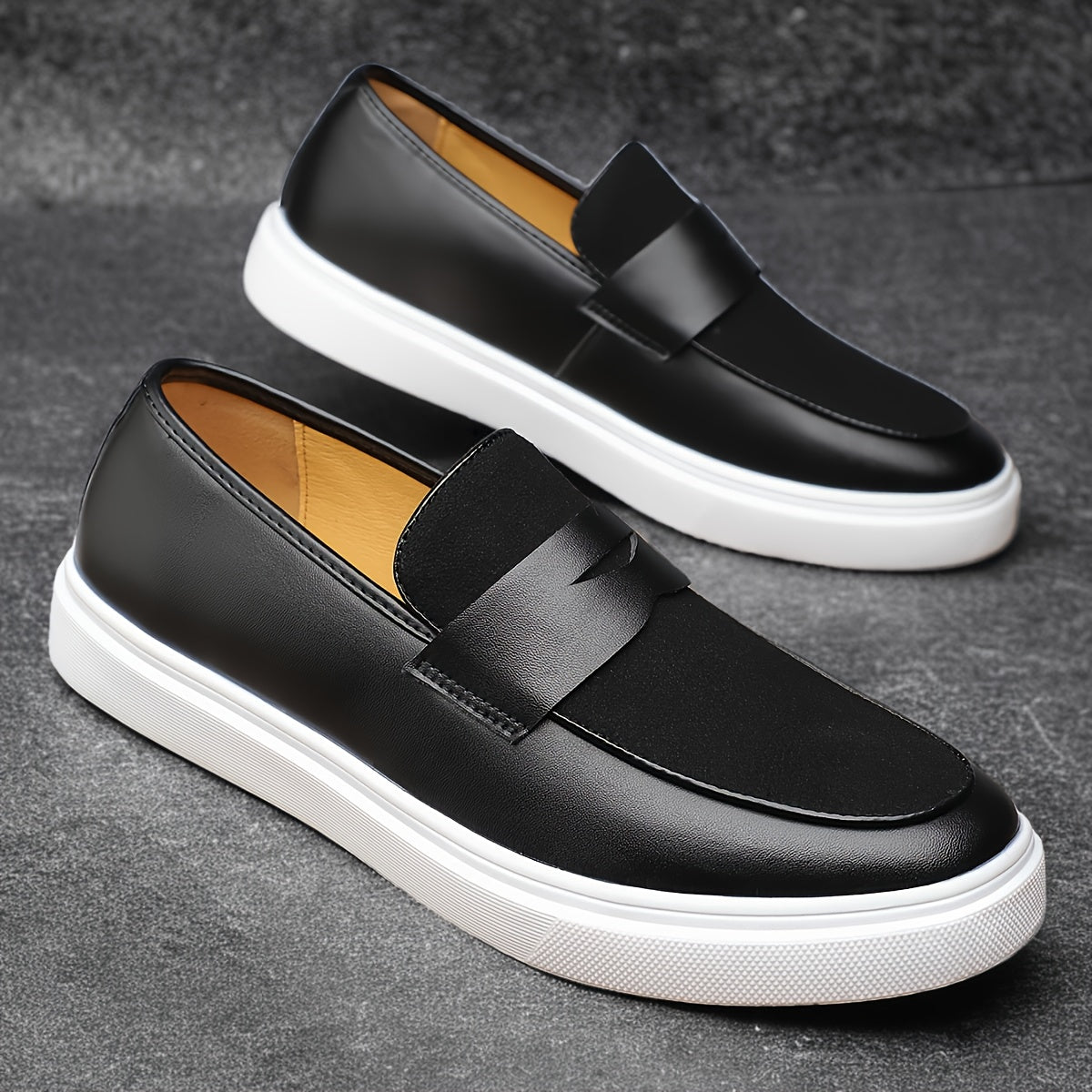 Men's Slip-On Dress Shoes Comfortable for Weddings & Travel