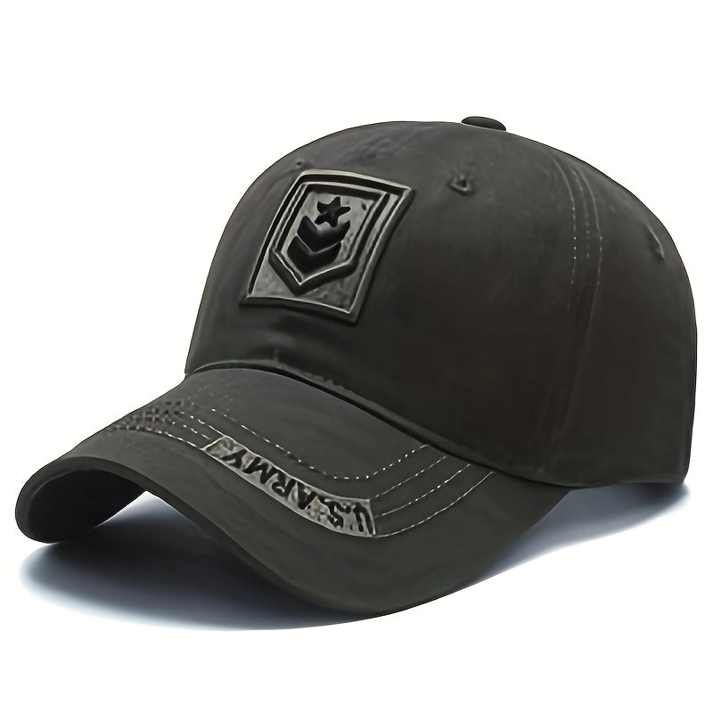 Men's Lightweight Polyester Camouflage Baseball Cap for Summer