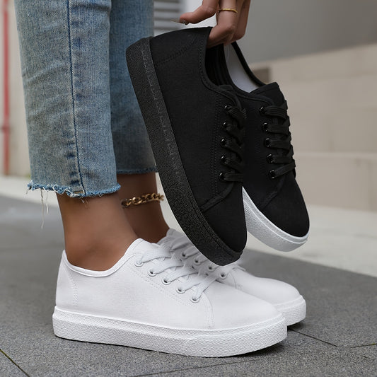 Four Seasons Casual Sneakers, Women'S Height Increase Breathable White Shoes, Casual Sports Board Shoes, Thick Sole Increase Height Sports White Shoes