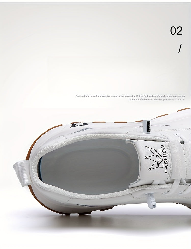 Men's Slip-On Casual Sneakers - Breathable, Non-Slip & Durable for Outdoor Activities, Comfort Fit with Elastic Closure - ayq