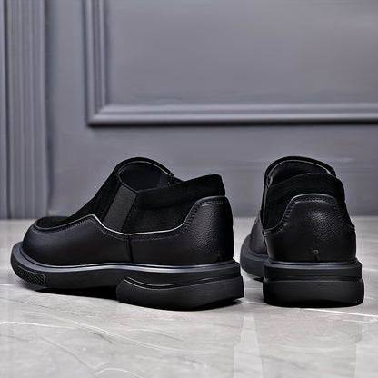 Men's Slip-On Formal Business Shoes in Microfiber Leather