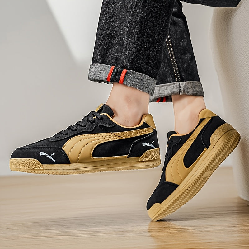 Men'S Fashionable Lightweight Sneakers | Spring/Fall New Arrival, Low-Top, Lace-up, Rubber Sole, Comfortable Non-Slip, Durable, Casual & Sports Style for Daily & Outdoor Activities - ayq
