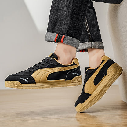 Men'S Fashionable Lightweight Sneakers | Spring/Fall New Arrival, Low-Top, Lace-up, Rubber Sole, Comfortable Non-Slip, Durable, Casual & Sports Style for Daily & Outdoor Activities - ayq